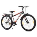 Leader Beast 26T IBC Premium City Bike Cycle with Inbuilt Carrier, Single Speed Cycle for Men, Matt Black - Ideal for Ages 10+, Rigid, 18 inches...