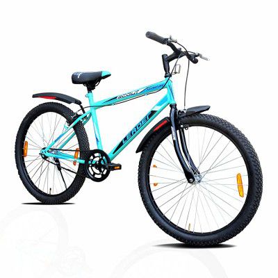 Leader Mens Single Speed MTB 26T Mountain Bicycle (Sea Green, Above 10 Years, 18, 26 x 2.125)
