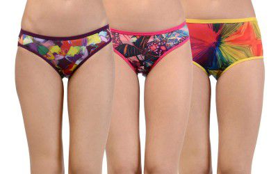 LEADING LADY Womens Solid Bikini (Pack of 3)