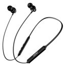 Leaf Rush X168 in Ear Bluetooth Earphones with AI Sound App, 26H Playtime, Dual Device Connectivity, Fast Charging (Carbon Black)...