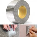 Leakage Waterproof Tape for Pipe Leakage Roof Water Leakage Solution Aluminium Foil Tape Waterproof Adhesive Tape Sealing Butyl Rubber Tape for Surface Crack, Pipe Rupture (5cmx5m-1PS) (1)...