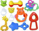 Learn With Fun Set of 8 Pcs with Various Exciting Toys for New Borns & Infants Rattle Rattle  (Multicolor)...