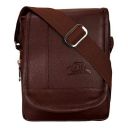 Leather World PU Leather Sling Bag Men Women Cross Body Travel Messenger...