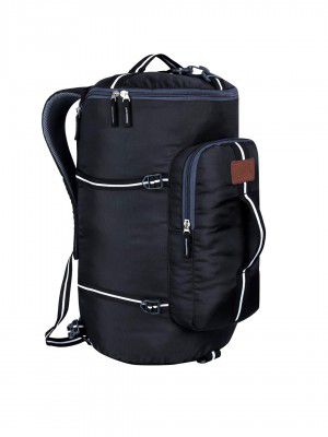 Leather World Rucksack Water-Resistant Travel Backpack Convertible Duffel Bag for Trekking, Hiking with Laptop Compartmet for Men Women