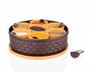 LEAWALL Masala Rangoli Box Dabba for Keeping Spices | Spice Box for Kitchen...