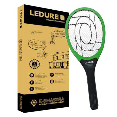 Ledure EShastra Mosquito Racquet, 6 Months Warranty