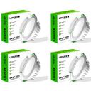 LEDURE Sky Downlight 7W | Pack of 4 | Extra Bright | Concealed LED Light | Ceiling Light | Cutout - 3 inch...