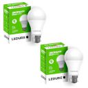 LEDURE Uromax 9W LED Bulb with B22 Base | 9W Round LED Energy Efficiency Bulb | Eco-Friendly Cool White Led Bulb (Pack of 2)...