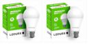 LEDURE Uromax 9W LED Bulb with B22 Base | 9W Round LED Energy Efficiency Bulb | Eco-Friendly Cool White Led Bulb (Pack of 2)...