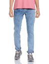 Lee Bleach Indigo Solid Slim Fit Jeans...