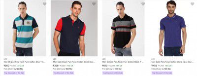 Lee Casual T-Shirts Starts At ₹299