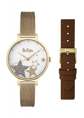 Lee Cooper Analog White Dial Womens Watch-LC06787.134