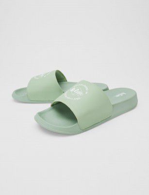 Lee Cooper LC8527F Men's logo print slider slippers