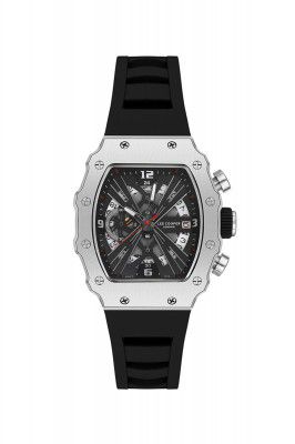 Lee Cooper Multifunction Black Tonneau Dial Men's Watch - LC08062.351