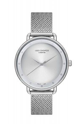 Lee Cooper 11.Collection Quartz Silver Round Dial Womens Watch - LC07123.330