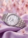 Lee Cooper Women Brass Mother of Pearl Dial & Stainless Steel Bracelet Style Straps Analogue Watch...