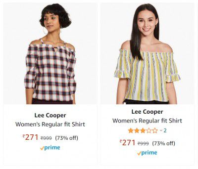 Lee Cooper Women's Shirt upto 73% off