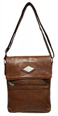 Lee Cooper Women's Sling Bag (PHDBAG01_Brown)