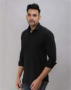 LEE CROSS Regular Fit Shirt with Spread Collar...