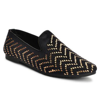 LEE Greem Men's Velvet Slip On Stylish Mojari LG_1902