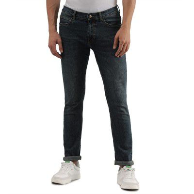 Lee Men's Skinny Jeans (LMJNSM3864_Stone Blue_32)