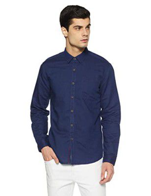Lee Mens Solid Slim Fit Casual Shirt