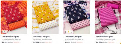 LeeliPeeri Designer Dress Material Upto 89% Off | Starts At 290