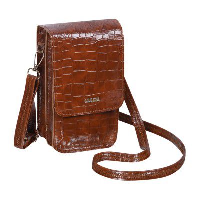 LEEZEL Women's Girls Wallet Sling Bag for Mobile Cell Phone Holder