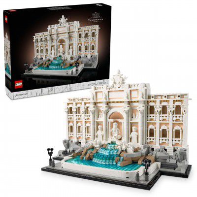 LEGO Architecture Trevi Fountain Model, Italian Landmark Rome Memorabilia 