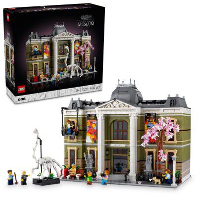 LEGO Icons Natural History Museum Set 10326 Building Blocks for 18+ Gift