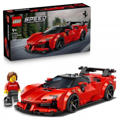 LEGO Speed Champions Ferrari SF90 XX Stradale Sports Car - Model Car and Building Set - 77254
