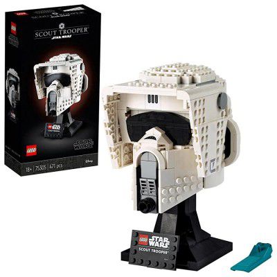 LEGO Star Wars Scout Trooper Helmet 75305 Collectible Building Kit (471 Pieces)