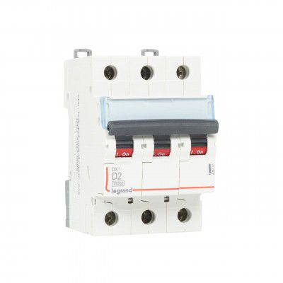 Legrand DX3 TP D2A AC MCB