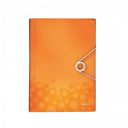 Leitz Wow PP Premium Project File Folder with 6 Expanding Compartments, Orange Metallic (200 Sheets Capacity)...