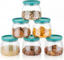 LEMARC Containers - Plastic Grocery Container - 900 ml Plastic Grocery Container  (Pack of 6, Green)...