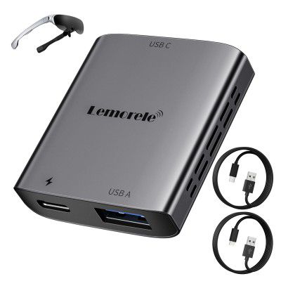 Lemorele Lightning to USB C Video Converter, Adapter for AR Glasses