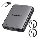 Lemorele Lightning to USB C Video Converter, Adapter for AR Glasses...