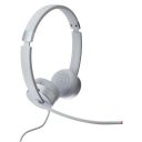 Lenovo 100 Stereo Analogue Wired On Ear Headphones with Mic (Cloud Grey)