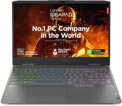 Lenovo 15ARH7 IdeaPad Gaming 3 AMD Ryzen 7 Octa Core 6800H - (8 GB/512 GB SSD/Windows 11 Home) Gaming Laptop 