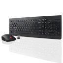 Lenovo 510 Wireless Keyboard and Mouse Set, 2.4 GHz Nano USB Receiver, Full Size, Island Key Design, Left or Right Hand, 1200 DPI Optical Mouse, GX30N81775...