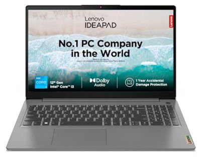 [EXTRA ₹4250 OFF] Lenovo (82RJ00FKIN) IdeaPad 3 12th Gen Intel Core i3-1215U 14" FHD Thin & Light Laptop (8GB/512GB SSD/Win 110)