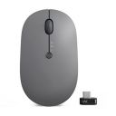 Lenovo Go Wireless Multi-Device Mouse | Connect & Switch: Upto 3 devices | Upto 2400 DPI | Rechargeable | Fast Charge (Upto 3 months in 1.5hrs)...