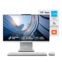 Lenovo IdeaCentre AIO 13th Gen Core™ i3-1315U 27" FHD IPS (8GB RAM/512GB SSD/Windows11/Office 24/3Wx2 Harman Speakers/Wireless EOS Keyboard & Mouse, Cloud Grey), F0HM00PKIN All-in-One Desktop...