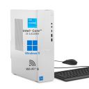 Lenovo IdeaCentre Tower 14th Gen Core i3-14100 (8GB RAM/512GB SSD/Intel UHD Graphics/Win 11/Microsoft 365 Basic + Office Home 2024/Wifi 6/Bluetooth 5.2/USB Calliope Keyboard & Mouse/Grey), 90XS005JIN...