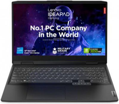 Lenovo IdeaPad 3 Intel Core i5 12th Gen 12450H 15IAH7 Gaming Laptop (16 GB RAM + 512 GB SSD + 4 GB Graphics NVIDIA GeForce RTX 3050)