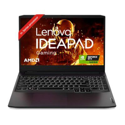 Lenovo Ideapad Gaming 3 AMD Ryzen 5 5600H Gaming Laptop (8GB RAM + 512GB SSD + 4GB NVIDIA GTX 1650/120Hz) 82K2025WIN