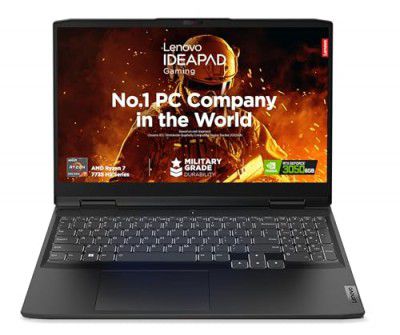 Lenovo IdeaPad Gaming 3 AMD Ryzen 7 7735HS 15.6" FHD IPS 120Hz Gaming Laptop (16GB/512GB SSD, 2.3Kg), 82SB00QSIN