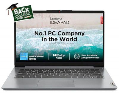 {Extra Rs.2000 OFF} Lenovo IdeaPad Slim 1 Intel Core Celeron N4020 82V6009LIN Laptop (8GB RAM + 512GB SSD)