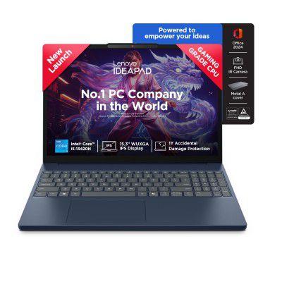 Lenovo IdeaPad Slim 3 13th Gen Intel Core i5-13420H 15.3" WUXGA IPS Laptop (16GB RAM/512GB SSD) 83K100N9IN