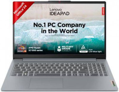 [Extra Rs 3750 OFF] Lenovo IdeaPad Slim 3 AMD Ryzen 5 Quad Core 7520U 15AMN8 Laptop (16 GB RAM + 512 GB SSD)
